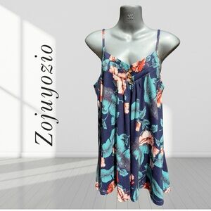 Floral Print Women's Tank Top size: M